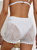 Drawstring Lace Swim Shorts