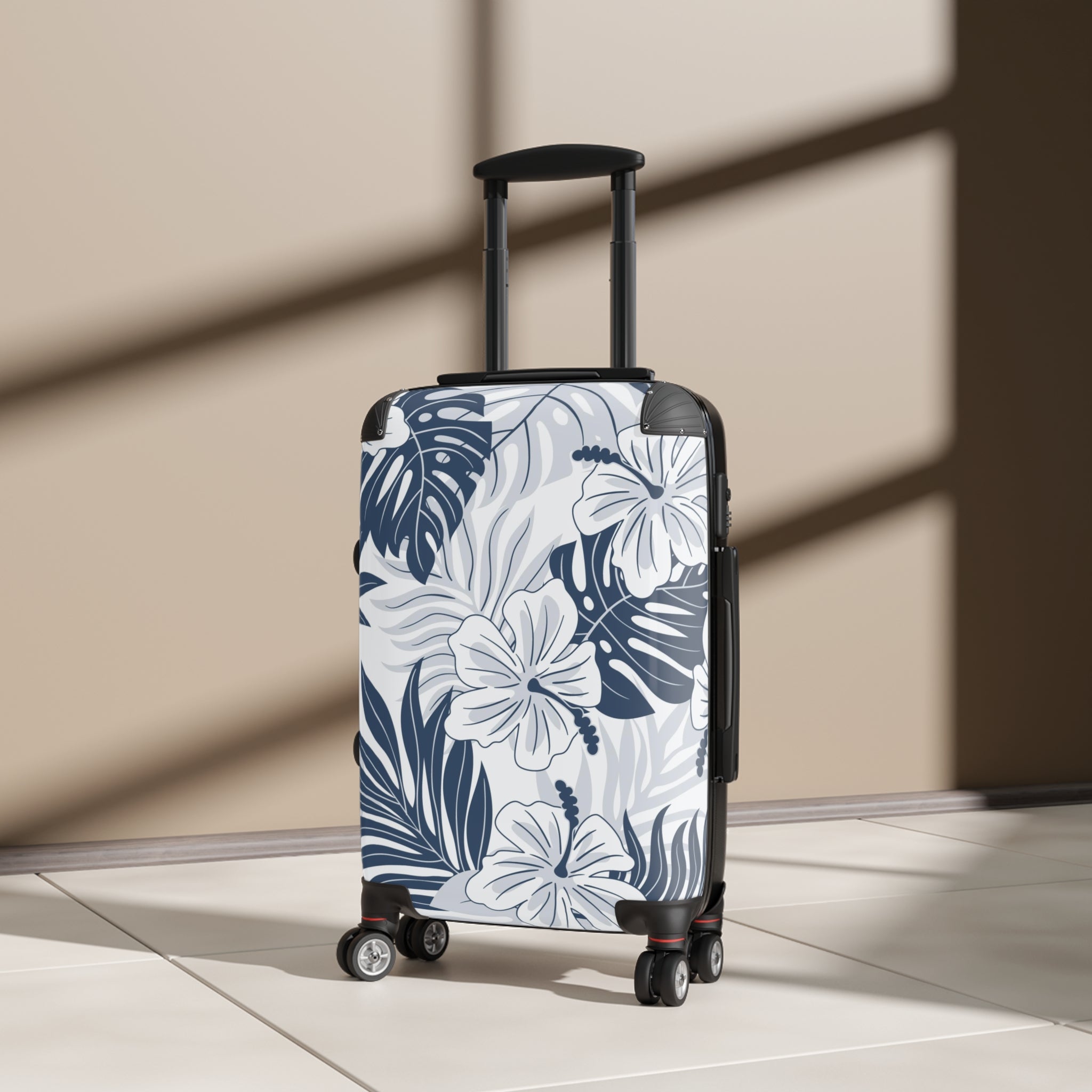 Aloha Hand Drawn Tropical Suitcase