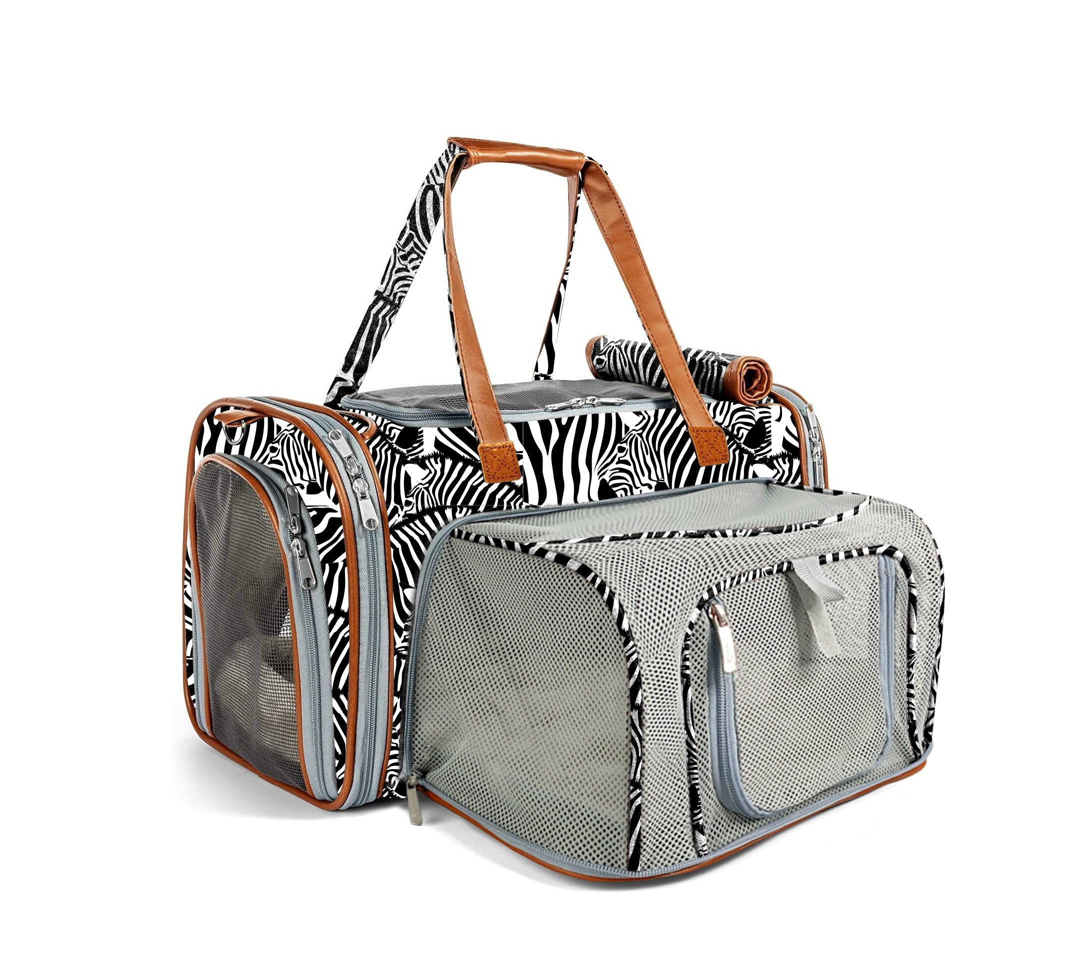 Tropical Standard Size Airline Compliant Expandable Pet Carrier