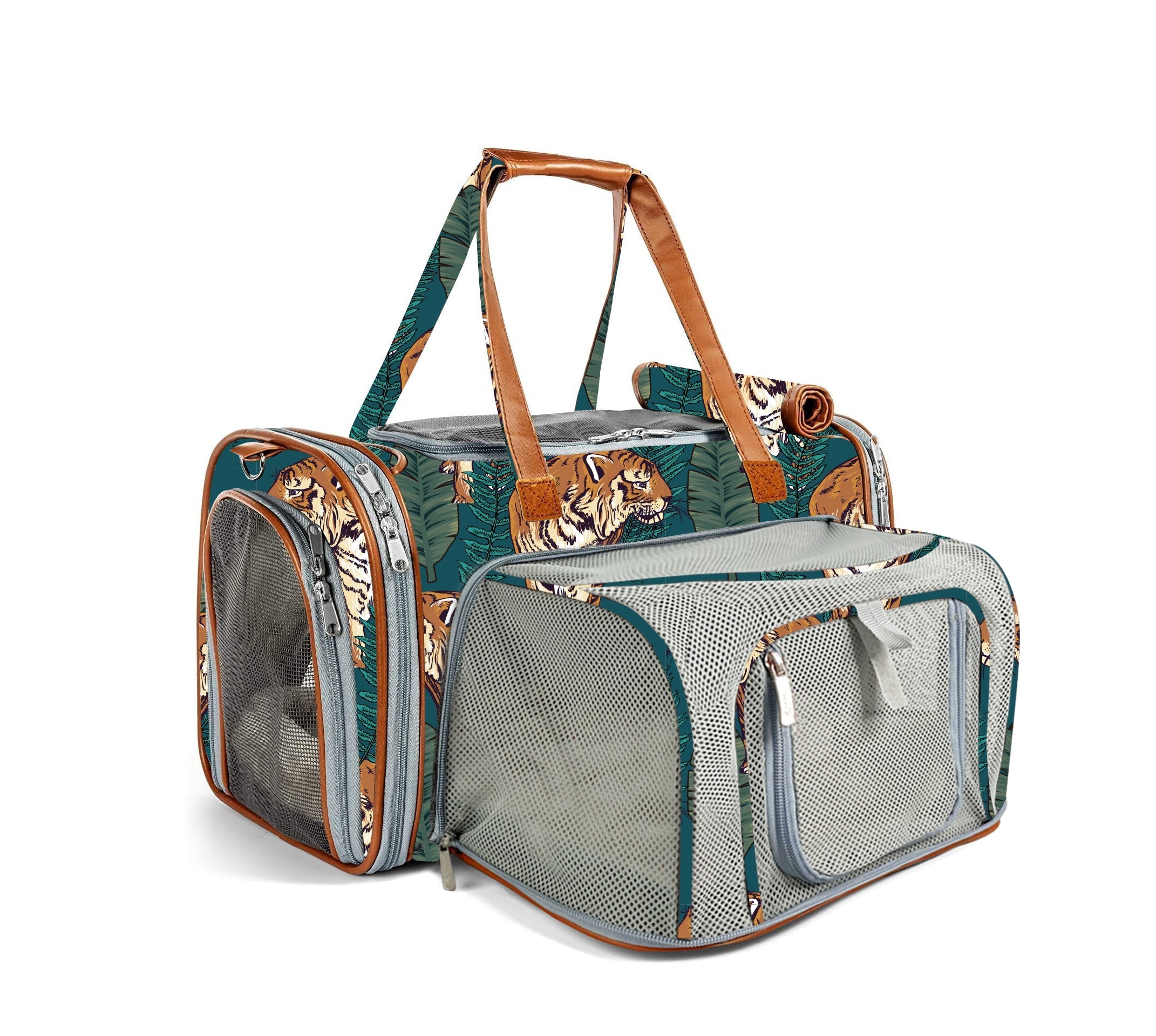 Tropical Standard Size Airline Compliant Expandable Pet Carrier