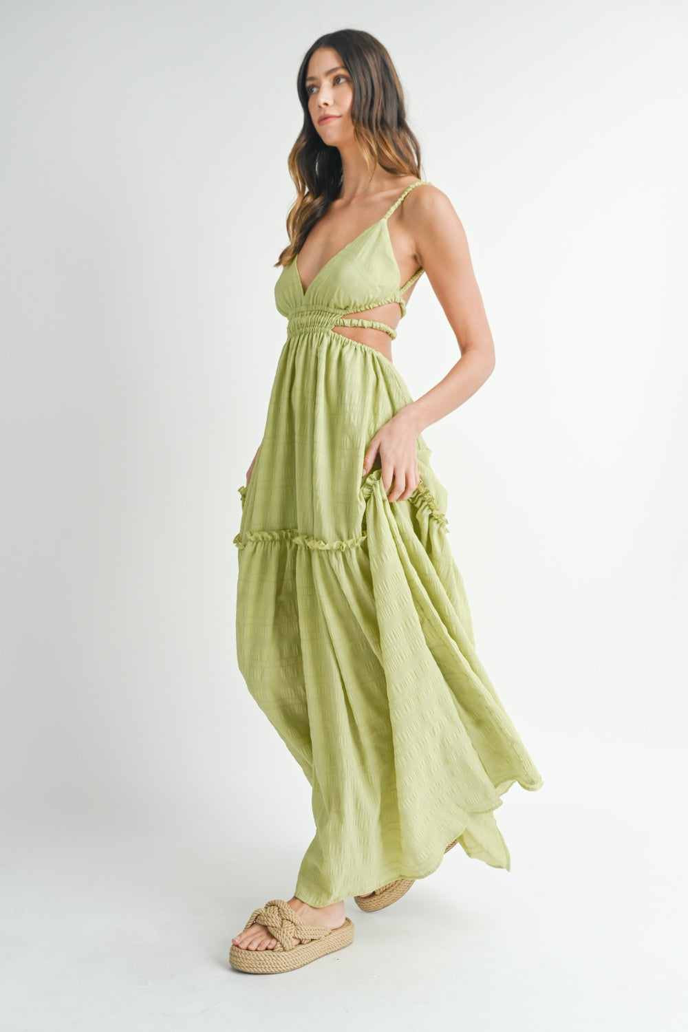 Backless beach maxi deals dress