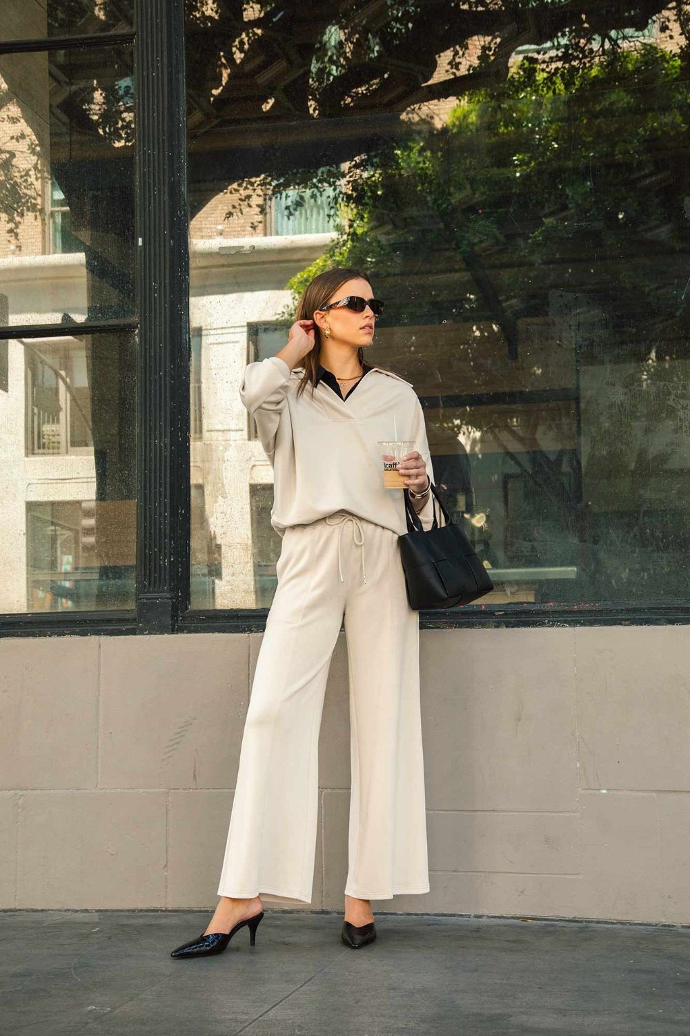 Full Size Drawstring Wide Leg Resort Pants with Pockets