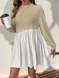 Trendy Long Sleeve Mini Dress