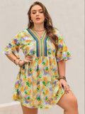 Plus Size Mini Vacation Dress