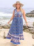 Plus Size Sleeveless Maxi Dress