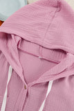 Buttery-Soft Side Slit Texture Hooded Beach Cover