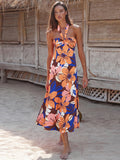 Tropical Midi Vacation Dress