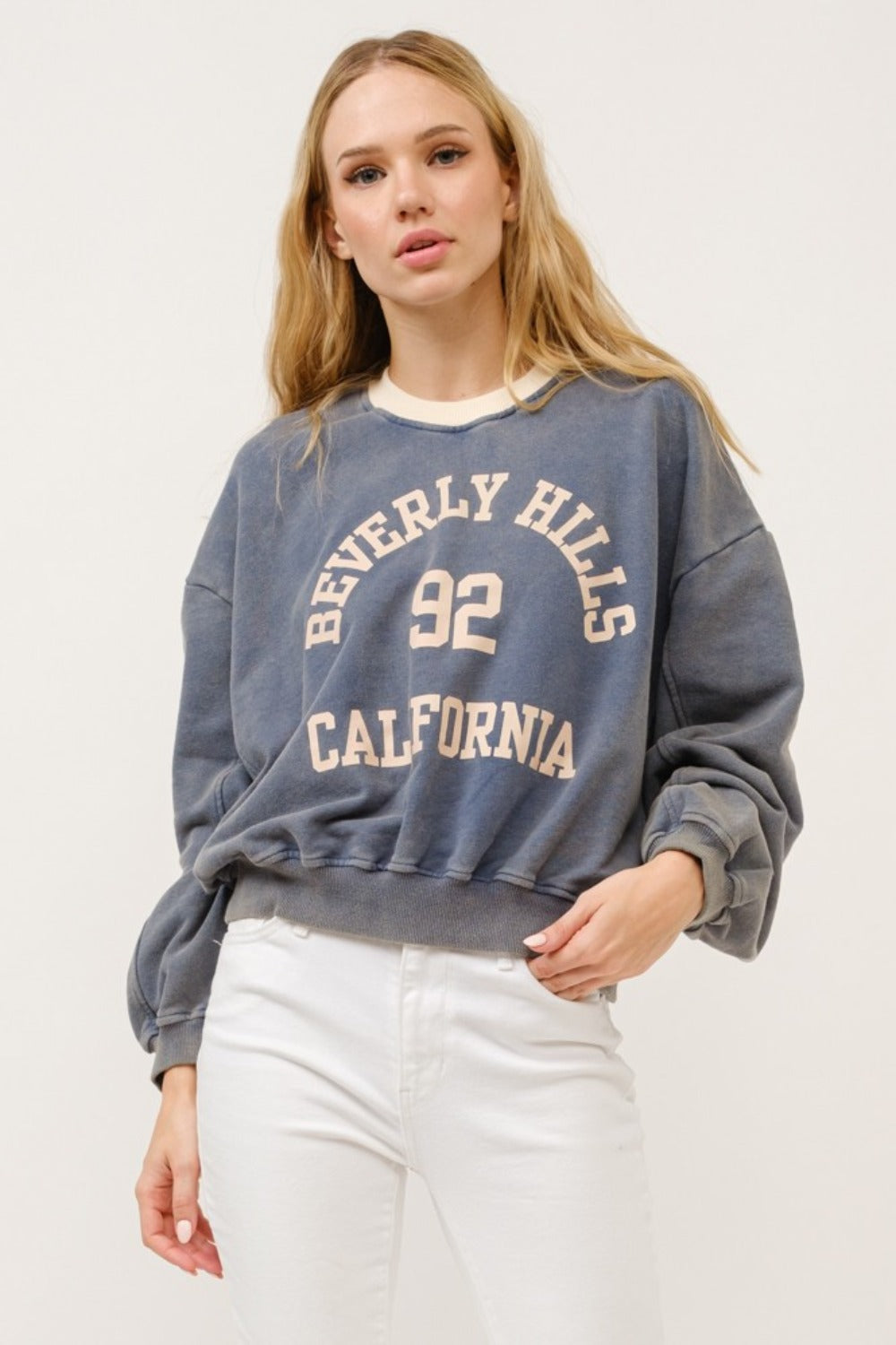 BEVERLY HILLS 92 CALIFORNIA Crop Sweatshirt