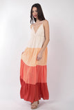 Tiered Maxi Cami Beach Dress