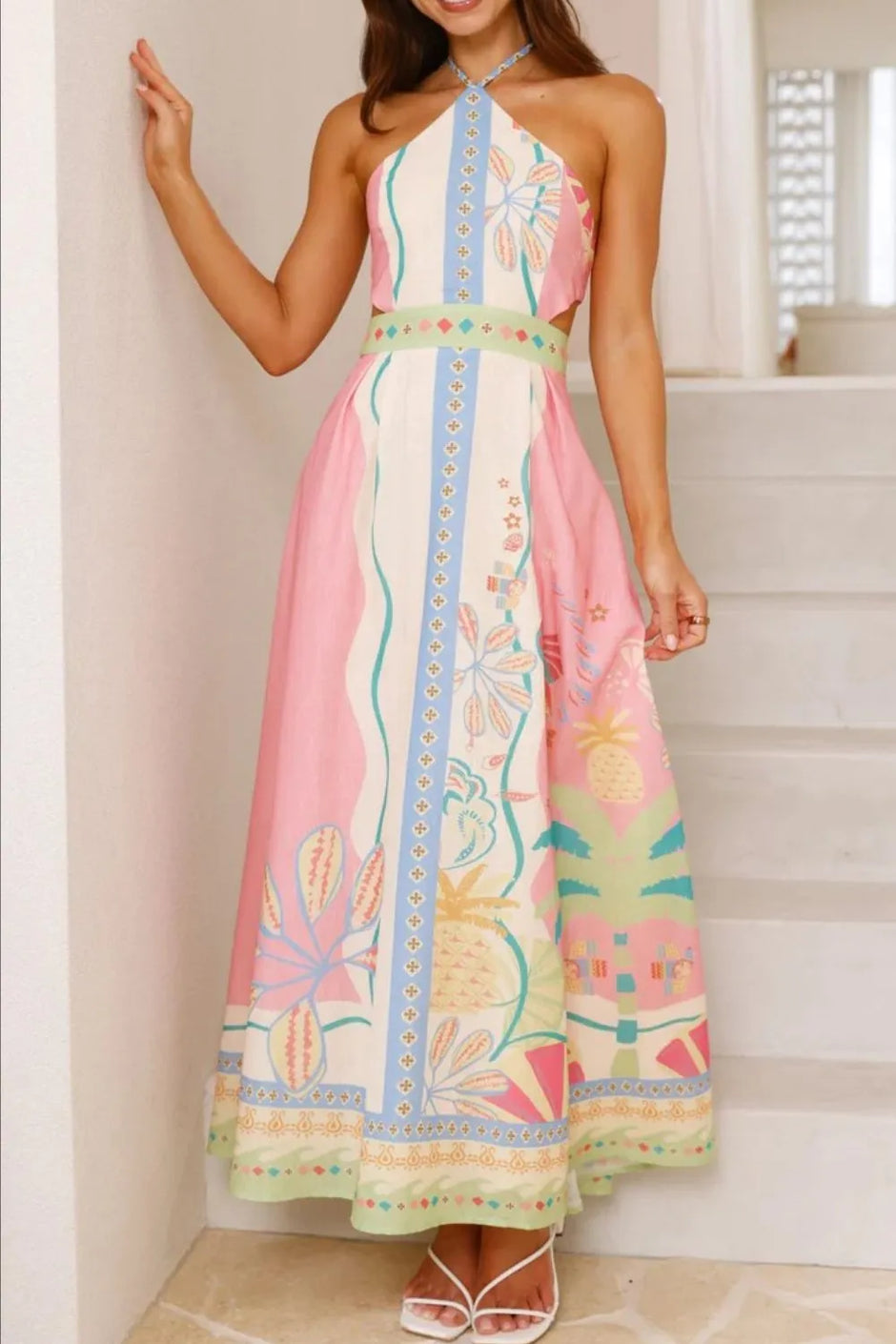 chinese dress ladies Caroline Lace Short Sleeves Midi Dress
