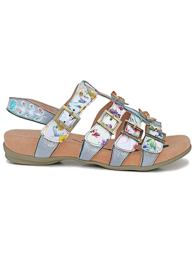 Giselle Bohemian Leather Sandals - Handcrafted