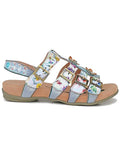 Giselle Bohemian Leather Sandals - Handcrafted