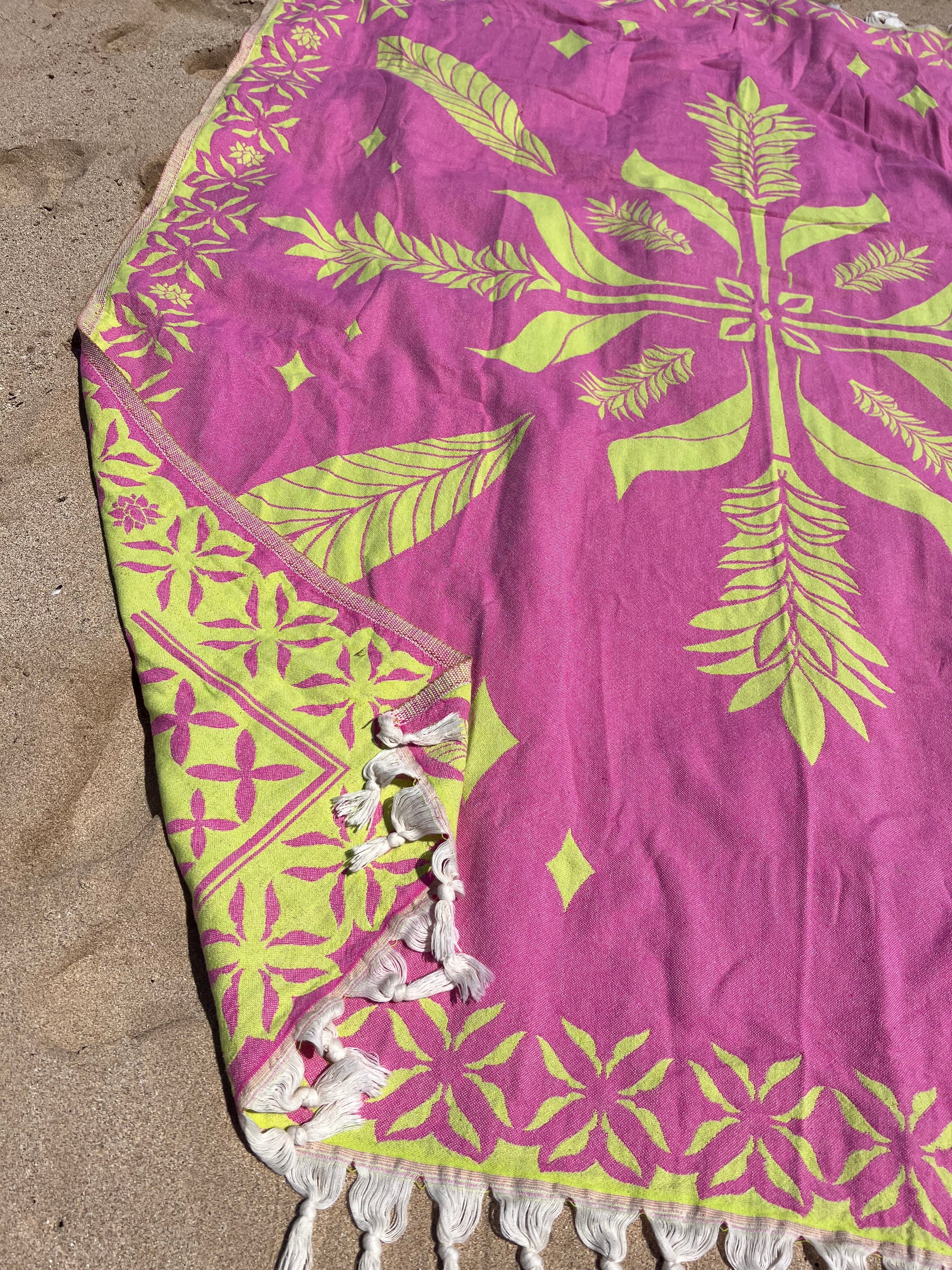 ‘Olena Paradise Hawaiian Blanket for 2 - 100% Aegean Turkish cotton