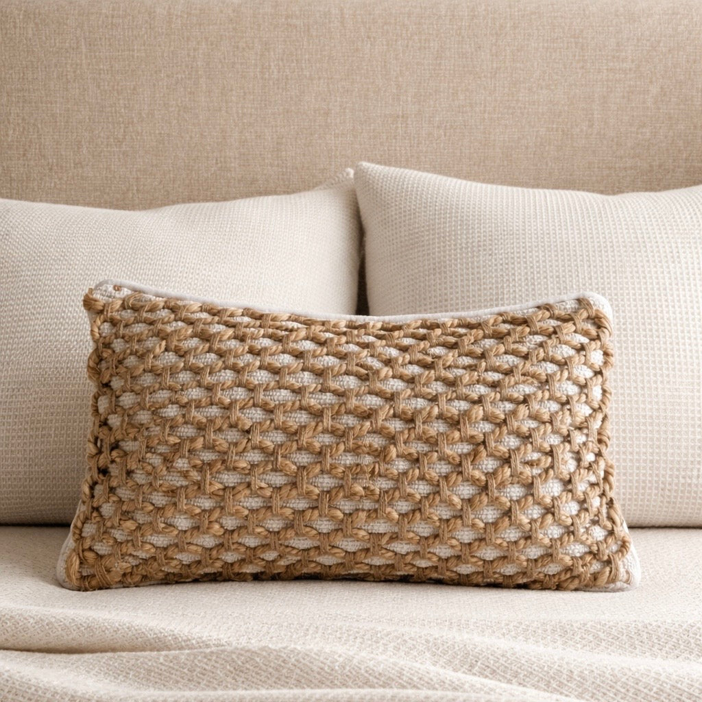 Handcrafted Tuban Lumbar Pillow Cover