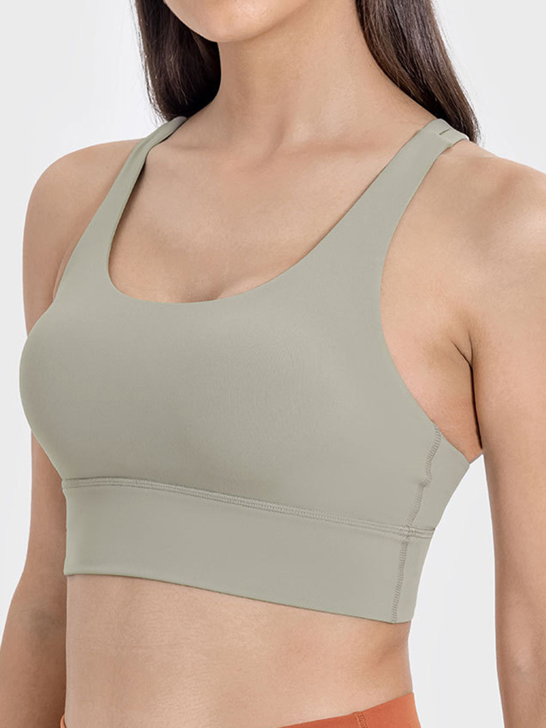 Crisscross Scoop Neck Active Yoga Tank