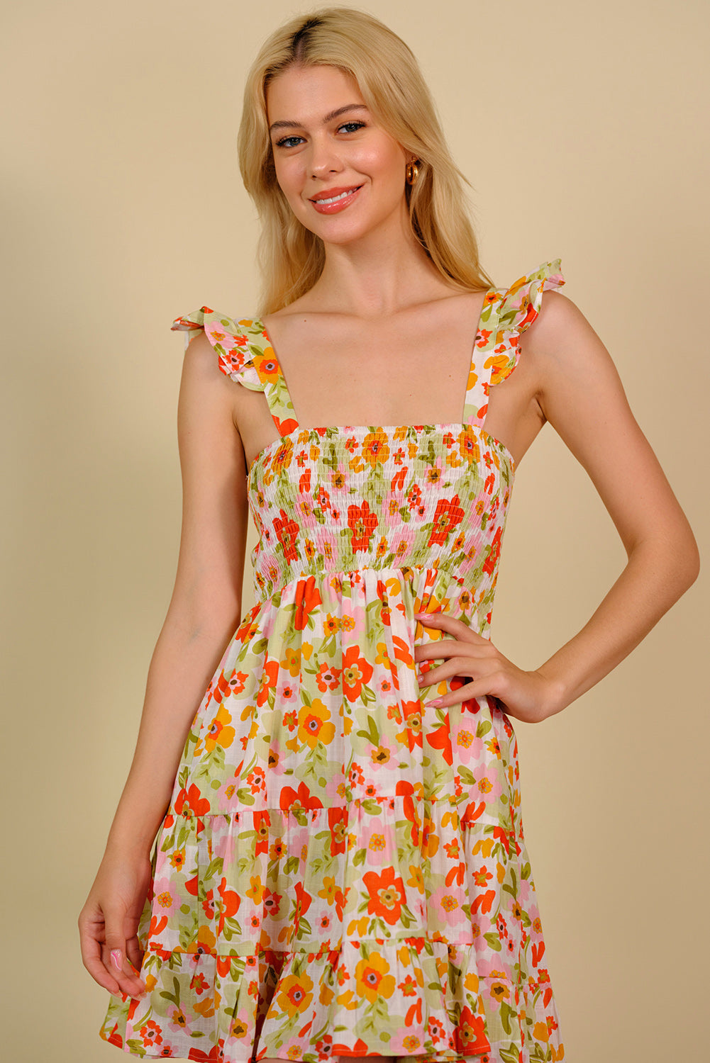 Floral Teen Mini Summer Dress