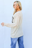 GRATEFUL Long Sleeve Knit Sweatshirt