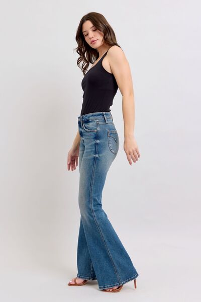 Judy Blue MR Tummy Control Vintage Wash Jeans