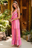 Pink Cami Maxi Resort Dress