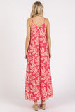 Tropical Vacation Maxi Cami Dress with Pockets