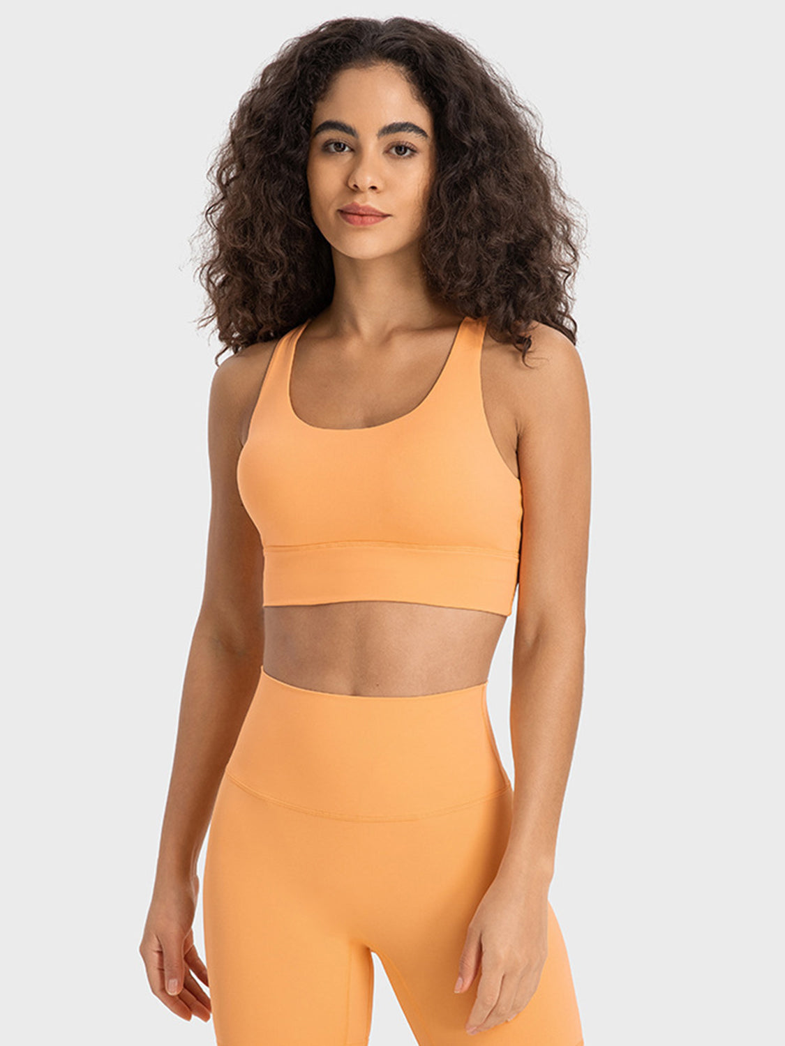 Crisscross Scoop Neck Active Yoga Tank