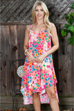 Floral Spaghetti Strap Summer Cami Dress