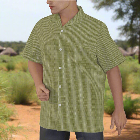 Mens Safari Shirt in Plus Sizes up to 6XL