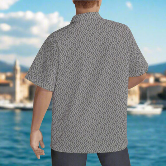 Men's Marrakech Shirt With Button Closure Cotton Poplin up to 6XL
