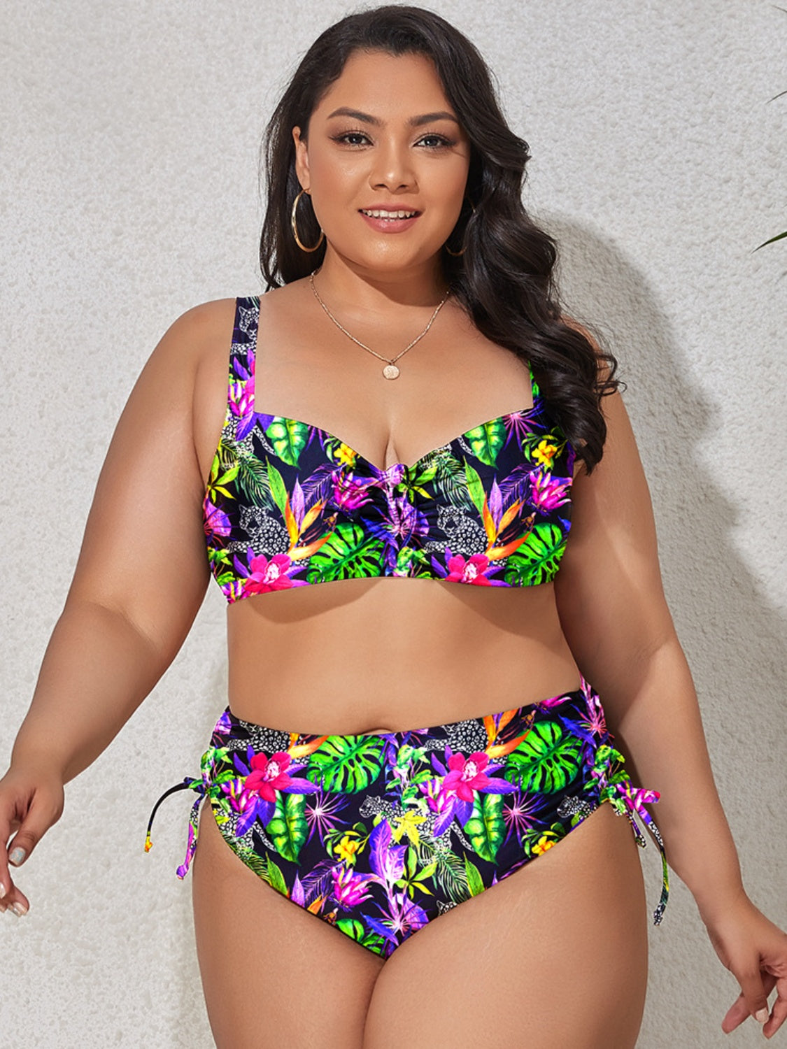 Plus Size Wide Strap Bikini