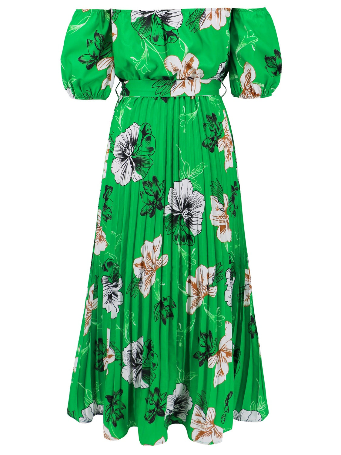 Floral Off Shoulder Resort Maxi Dress