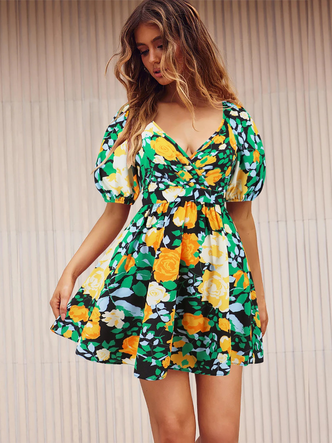 Mini Floral Summer Dress