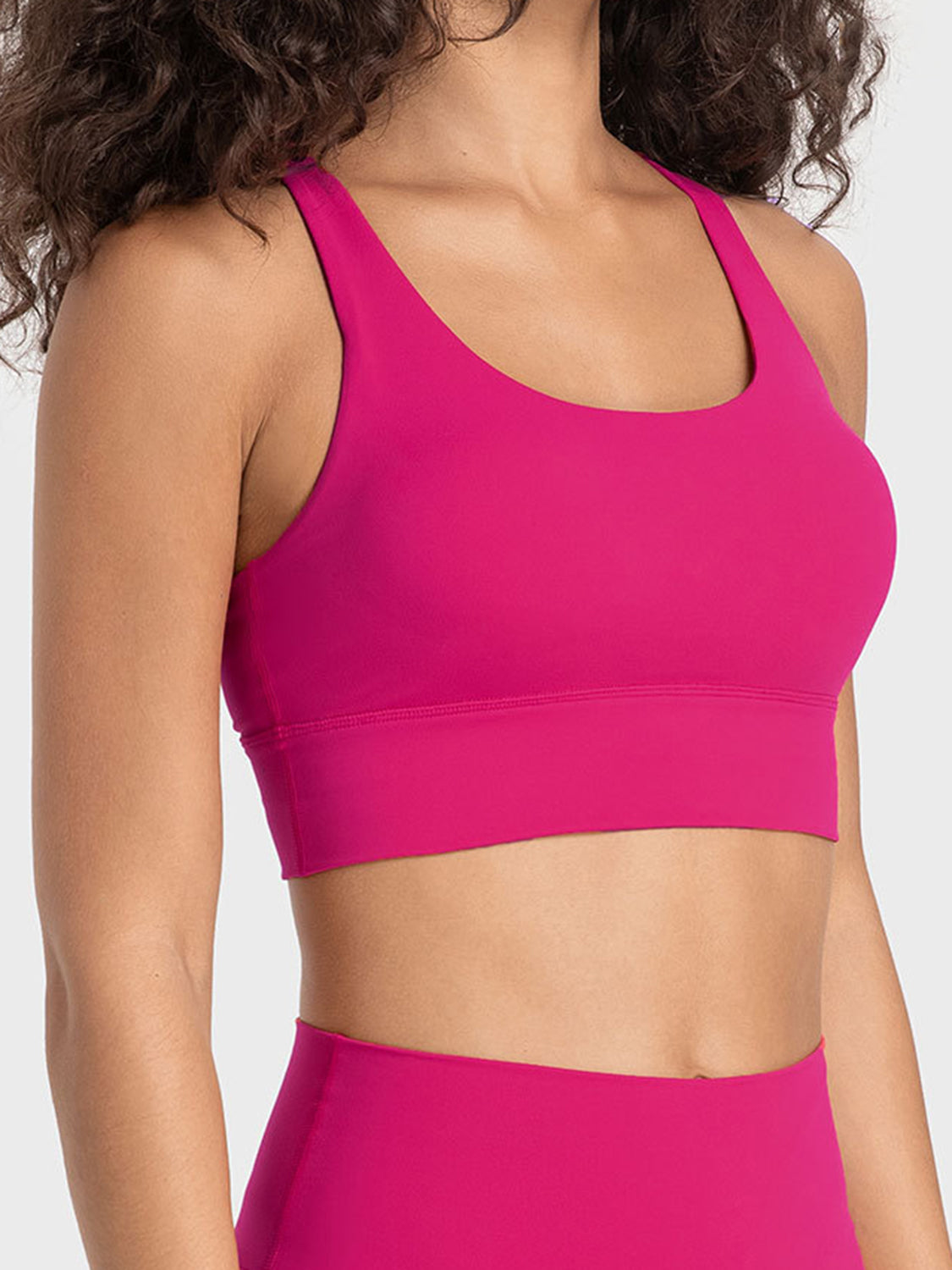 Crisscross Scoop Neck Active Yoga Tank