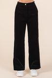 Corduroy Back Elastic Waist Resort Pants