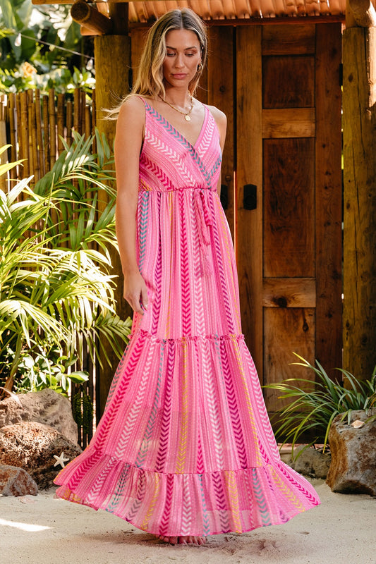 Pink Cami Maxi Resort Dress
