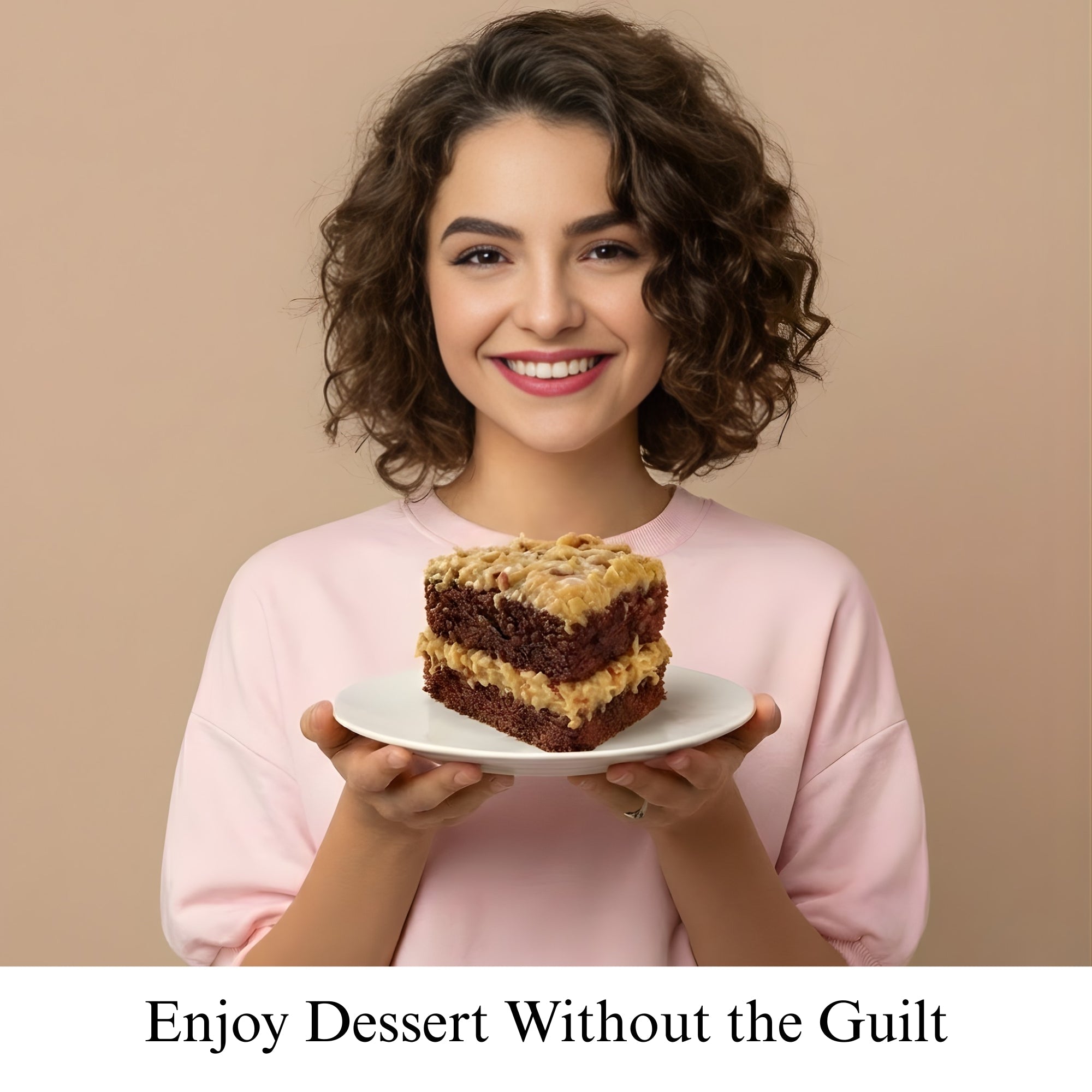Sugar-Free German Chocolate Cake, 2.4 lb – Belgian Cocoa, Coconut-Pecan Filling