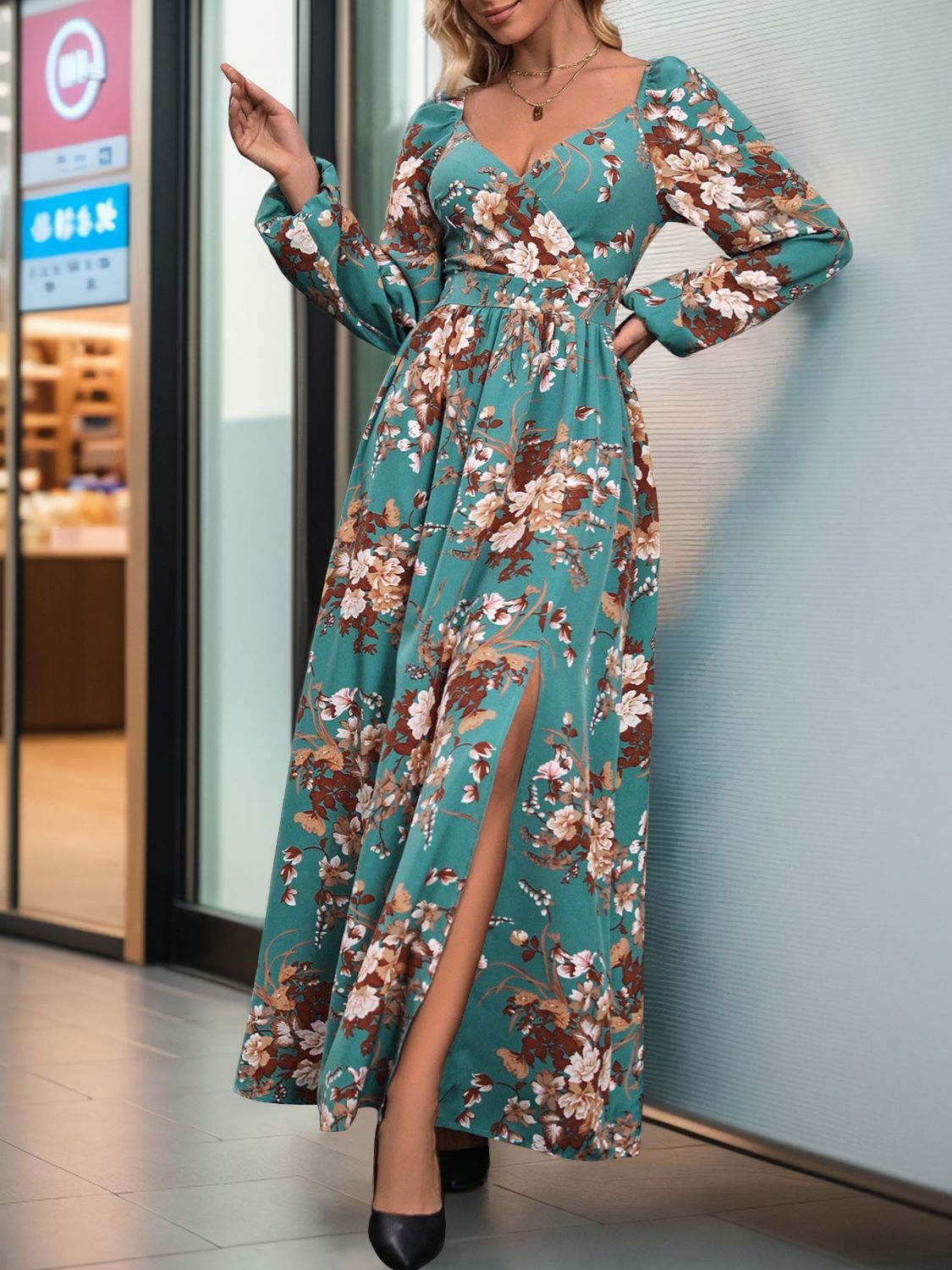 Long Sleeve Maxi Dress