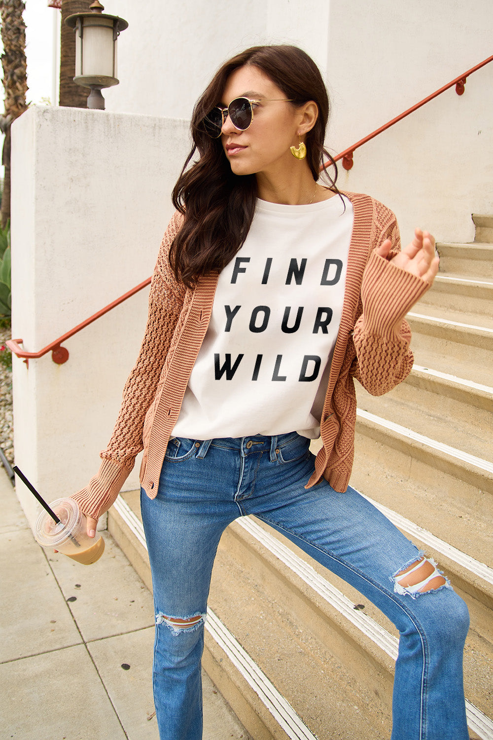 Plus Size FIND YOUR WILD Short Sleeve T-Shirt