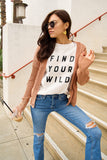 Plus Size FIND YOUR WILD Short Sleeve T-Shirt