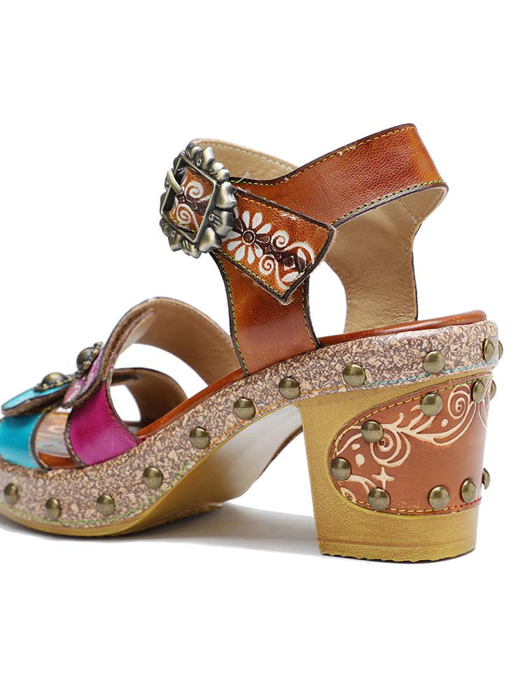 Velcro Adjustable Sandals - Handcrafted