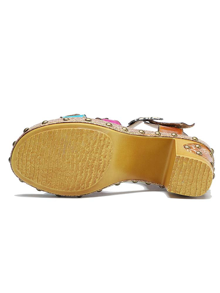 Velcro Adjustable Sandals - Handcrafted
