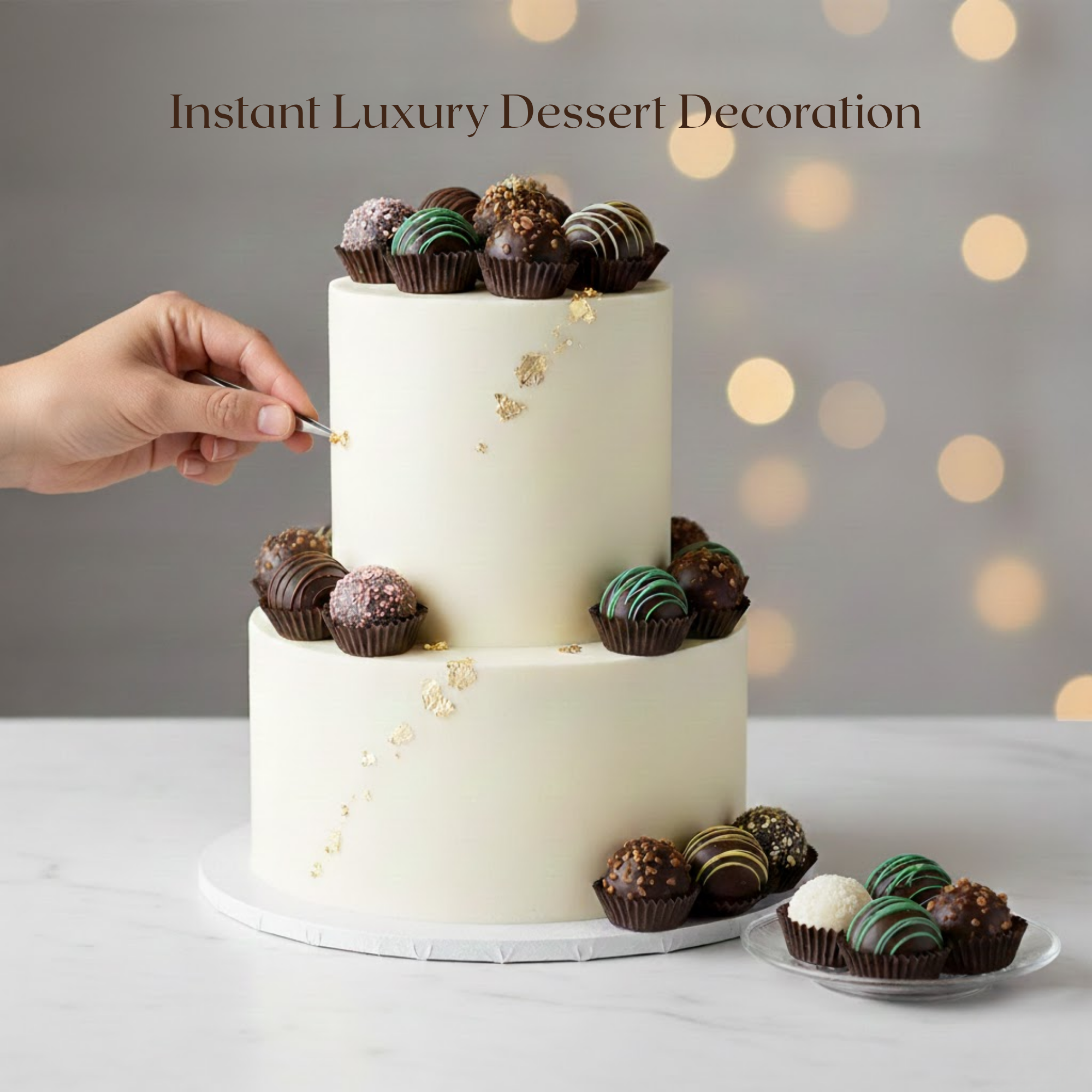 Gluten-Free Belgian Dark Chocolate Truffles, 16 pc, 8 oz – Champagne, Rum, Amaretto & Black Forest, Birthday & Holiday Gift