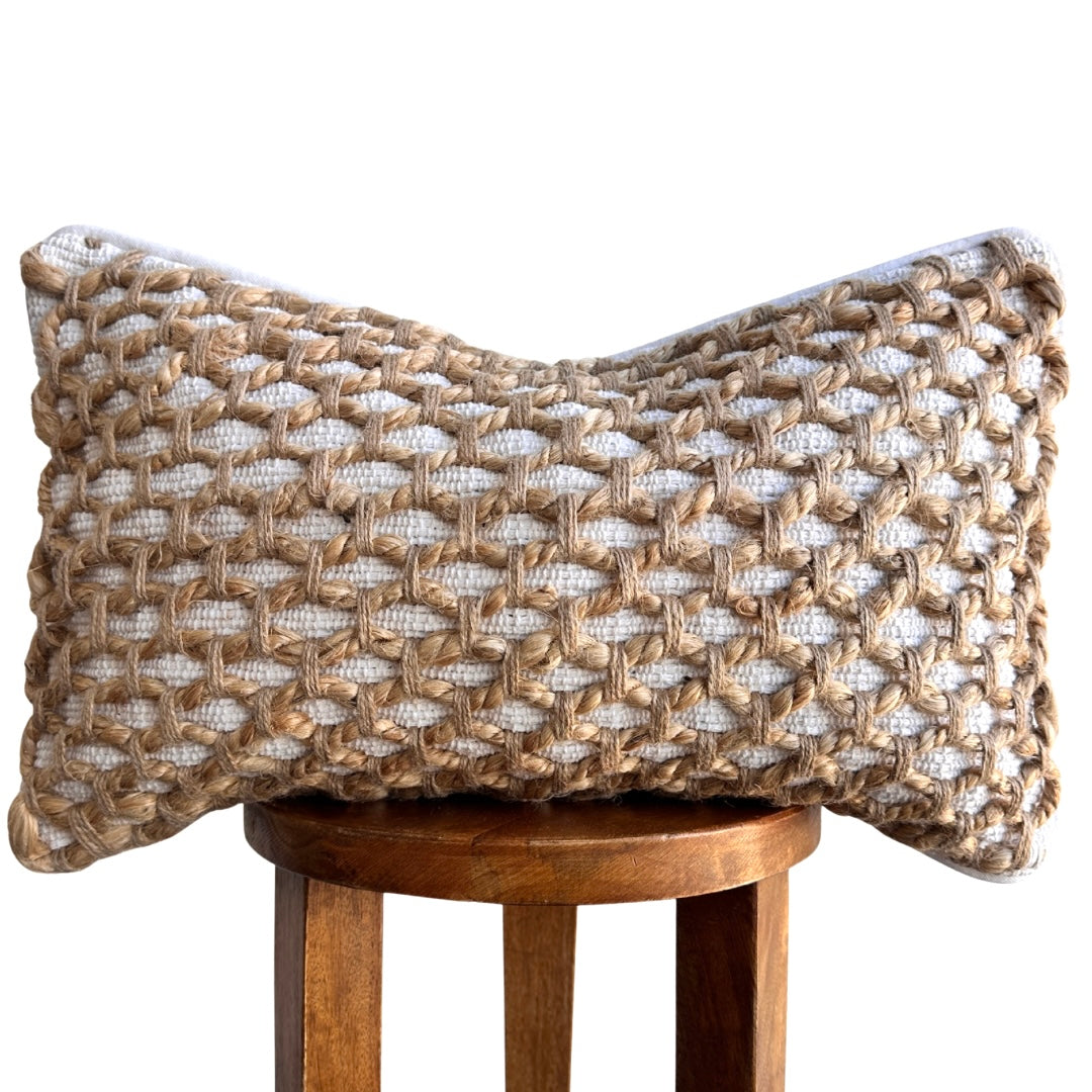 Handcrafted Tuban Lumbar Pillow Cover