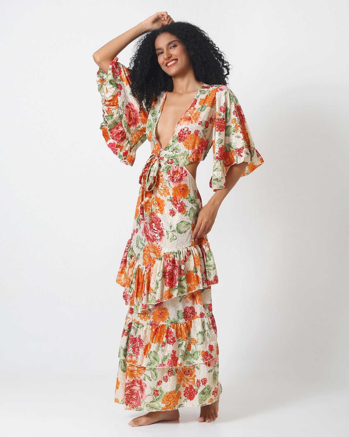 Cabo Resort Maxi Floral Dress