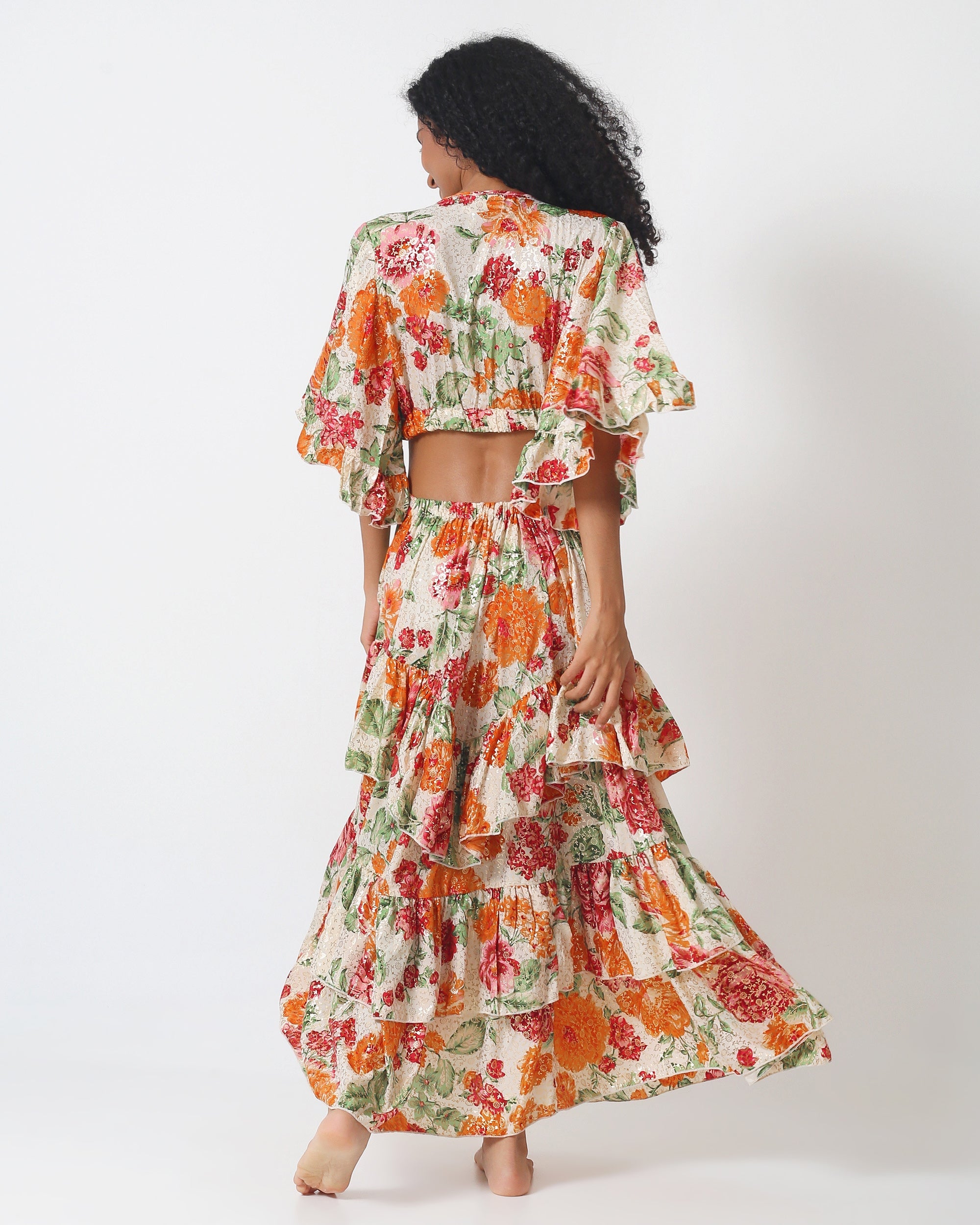 Cabo Resort Maxi Floral Dress