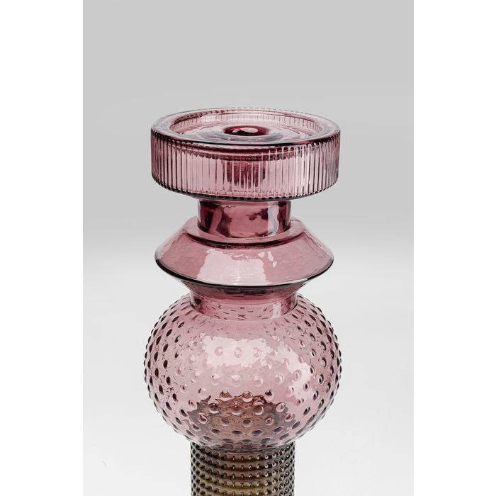 Candle Holder Marvelous Duo Purple Grey 49