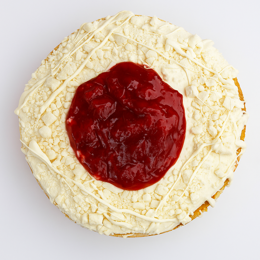 Sugar Free Swedish Strawberry Cream Cake (Jordgubbstårta), 2.5 lbs
