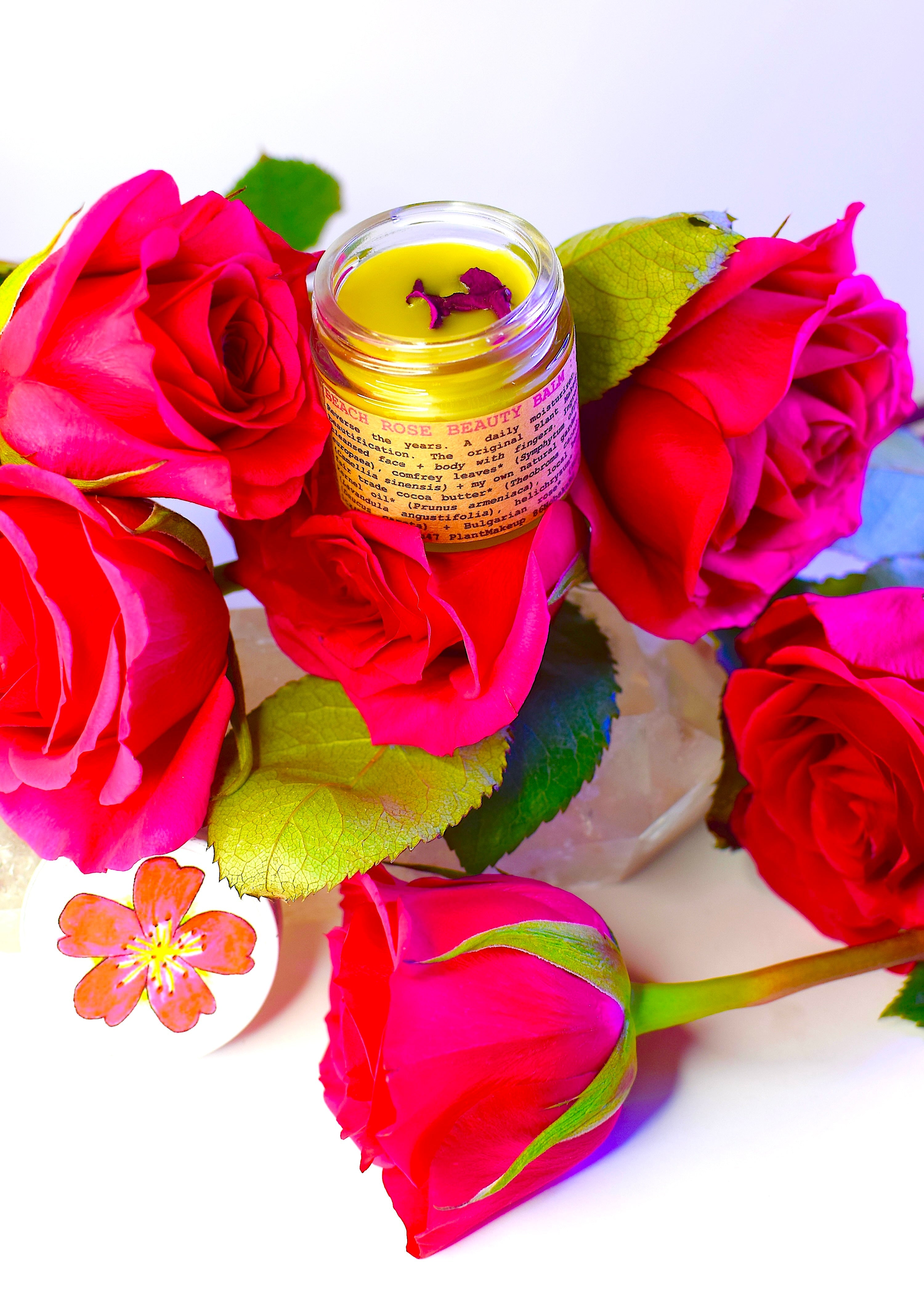 Beach Rose Beauty Balm - Handmade with Great Care