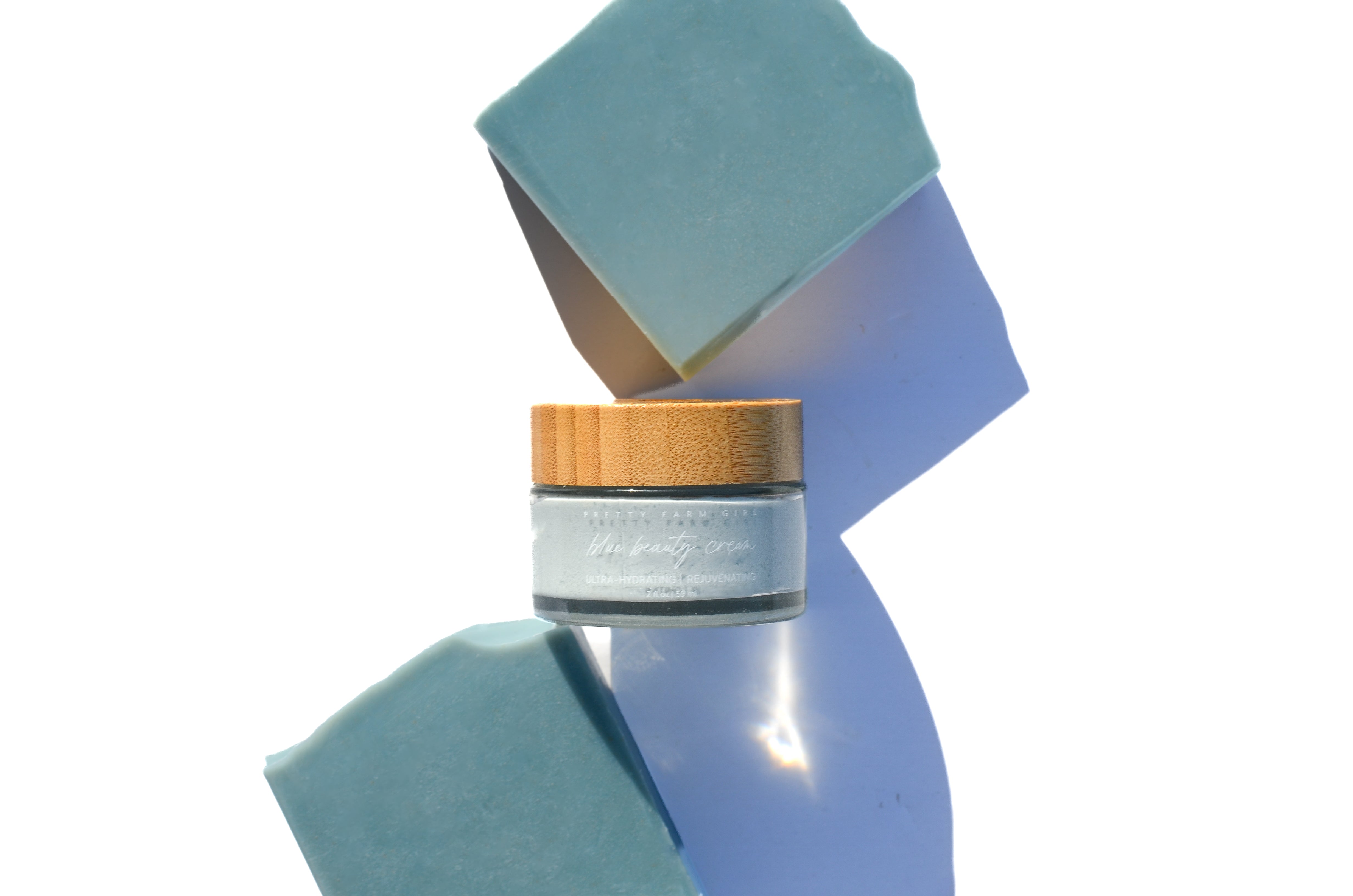 Organic Blue Beauty Cream Facial Bar