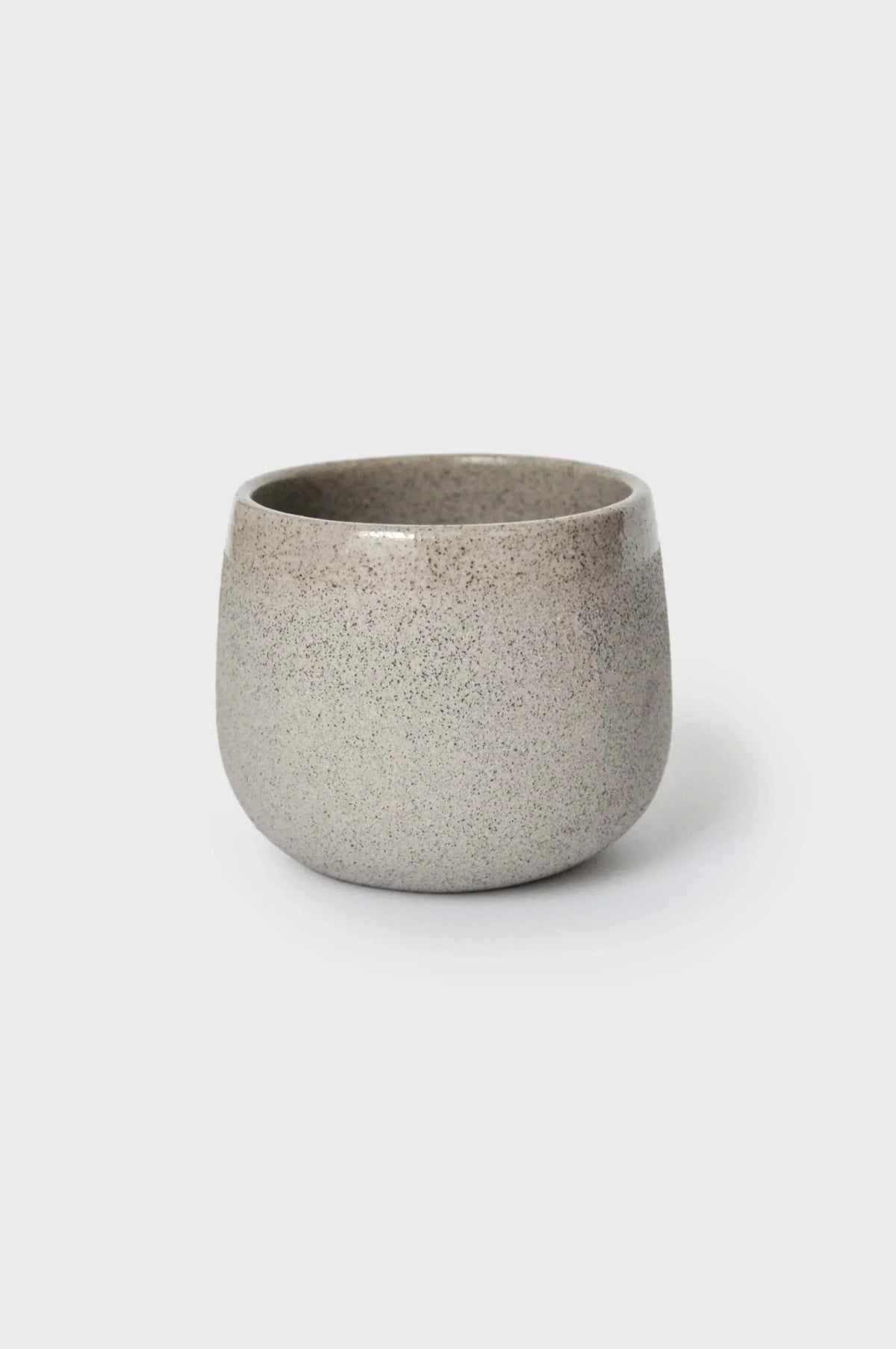 Handmade Stoneware Coffee Cup Concrete