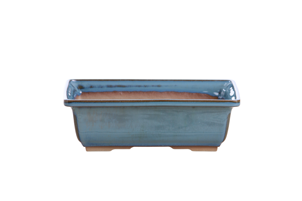Artisan Handmade Ceramics Rectangle Bonsai Pot 8 Inch